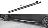 Maxton Design New GLOSS BLACK Maxton Design Side Skirts Diffusers + Flaps V.1 BMW M8 Gran Coupe F93 BM-M8-G16-GC-SD1G+SF