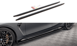Maxton Design GLOSS BLACK Maxton Design Side Skirts Diffusers V.1 BMW M3 G80 BM-3-G80-M-SD1G