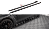 Maxton Design GLOSS BLACK Maxton Design Side Skirts Diffusers V.1 BMW M4 G82 BM-4-G82-M-SD1G