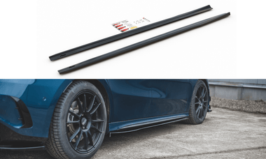 Maxton Design GLOSS BLACK Maxton Design Side Skirts Diffusers V.1 Mercedes A35 AMG / AMG-Line W177 ME-A-177-35-SD1G