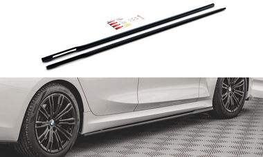 Maxton Design GLOSS BLACK Maxton Design Side Skirts Diffusers V.2 BMW 3 G20 / G21 M-Package BM-3-20-MPACK-SD2G