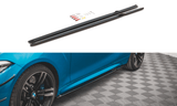 Maxton Design GLOSS BLACK Maxton Design Side Skirts Diffusers V.2 BMW M2 F87 BM-2-87-M-SD2G