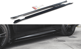 Maxton Design New GLOSS BLACK Maxton Design Side Skirts Diffusers V.2 Porsche Panamera Turbo 970 Facelift PO-PA-970-T-SD2G