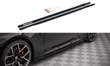 Maxton Design GLOSS BLACK Maxton Design Side Skirts Diffusers V.3 BMW 4 M-Package G22 BM-4-G22-MPACK-SD3G