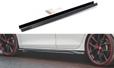 Maxton Design Maxton Design Side Skirts Diffusers V.3 Volkswagen Golf Mk8 GTi / GTi Clubsport / R-Line