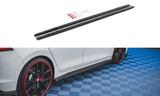 Maxton Design GLOSS BLACK Maxton Design Side Skirts Diffusers Volkswagen Golf Mk8 GTi / GTi Clubsport / R-Line VW-GO-8-GTI-SD1G
