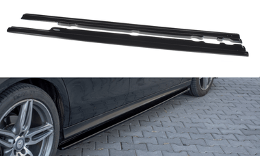 Maxton Design New GLOSS BLACK Maxton Design Side Skirts Diffusers Mercedes-Benz E43 AMG / AMG-Line W213 ME-E-213-AMGLINE-SD1G