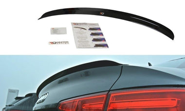 Maxton Design GLOSS BLACK Maxton Design Spoiler Cap Audi A4 S-Line B9 Sedan AU-A4-B9-SLINE-CAP1G