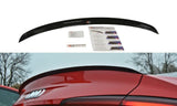 Maxton Design GLOSS BLACK Maxton Design Spoiler Cap Audi A5 S-Line F5 Coupe AU-A5-2-SLINE-CAP1G