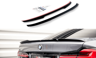 Maxton Design New GLOSS BLACK Maxton Design Spoiler Cap BMW 5 G30 Facelift M-Package BM-5-G30F-MPACK-CAP1G