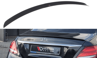 Maxton Design New GLOSS BLACK Maxton Design Spoiler Extension Mercedes-Benz E-Class W213 AMG-Line ME-E-213-AMGLINE-CAP1G