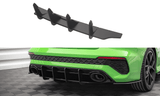 Maxton Design BLACK Maxton Design Street Pro Rear Diffuser - Audi / 8Y / RS3 AURS38YSCNC-RS1B