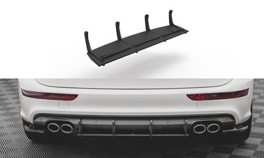 Maxton Design New BLACK Maxton Design Street Pro Rear Diffuser Audi SQ5 Mk1 (8R) AUSQ51CNC-RS1B