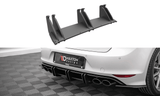 Maxton Design BLACK Maxton Design Street Pro Rear Diffuser Volkswagen Golf R Mk7 VWGO7RCNC-RS1B