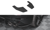 Maxton Design BLACK Maxton Design Street Pro Rear Side Splitters - VW Golf R Mk8 VWGO8RCNC-RSD1B