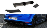 Maxton Design VW Golf 7 R Hatchback Rear Diffuser & Rear Side Splitters | VW-GO-7-R-HB-CNC-RS1A