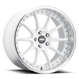 ESR Wheels 18x8.5 / 5x120 et30 / cb72.6 ESR Wheels CS12 18" 5x120 Gloss White w/ Machined Lip 88551430-CS12WHT-ML-5X120