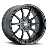 ESR Wheels 18x8.5 / 5x112 et30 / cb72.6 ESR Wheels CS12 18" 5x112 Matte Black w/ Gloss Black 88551430-CS12MBLK-BL-5X112