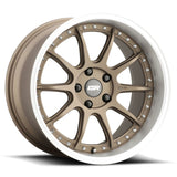 ESR Wheels 19x8.5 / 5x112 (Custom Drill) et22 / cb67.1 ESR Wheels CS12 19" 5x112 (Custom Drill) Matte Bronze w/ Machined Lip 98551430-CS12MBRNZ-ML-5X112