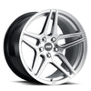 ESR Wheels RF15 20" 5x120 (Custom Drill) Hyper Silver w/ Hyper Silver - 20x10.5 et25 / 5x120 (Custom Drill) / cb72.6