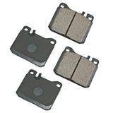 Akebono Front EURO Ultra Premium Ceramic Disc Brake Pad Kit | EUR1072