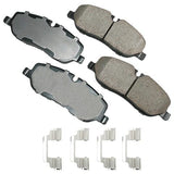 Akebono Front EURO Ultra Premium Ceramic Disc Brake Pad Kit | EUR1098A