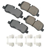 Akebono Rear EURO Ultra Premium Ceramic Disc Brake Pad Kit | EUR1099A