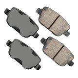 Akebono Rear EURO Ultra Premium Ceramic Disc Brake Pad Kit | EUR1314