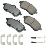 Akebono Front EURO Ultra Premium Ceramic Disc Brake Pad Kit | EUR1340A