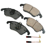 Akebono Front EURO Ultra Premium Ceramic Disc Brake Pad Kit | EUR1342