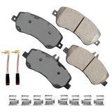 Akebono Front EURO Ultra Premium Ceramic Disc Brake Pad Kit | EUR1406