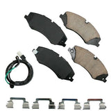 Akebono Front EURO Ultra Premium Ceramic Disc Brake Pad Kit | EUR1479