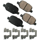 Akebono Rear EURO Ultra Premium Ceramic Disc Brake Pad Kit | EUR1569