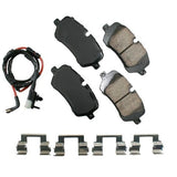 Akebono Rear EURO Ultra Premium Ceramic Disc Brake Pad Kit | EUR1692