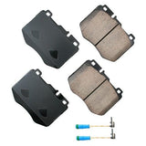 Akebono Front EURO Ultra Premium Ceramic Disc Brake Pad Kit | EUR1796
