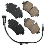 Akebono Front EURO Ultra Premium Ceramic Disc Brake Pad Kit | EUR1801A