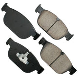 Akebono Front EURO Ultra Premium Ceramic Disc Brake Pad Kit | EUR1865