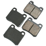 Akebono Rear EURO Ultra Premium Ceramic Disc Brake Pad Kit | EUR335
