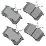 Akebono Rear EURO Ultra Premium Ceramic Disc Brake Pad Kit (w/ 226mm Rotors) | EUR340