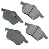 Akebono Front EURO Ultra Premium Ceramic Disc Brake Pad Kit | EUR555A