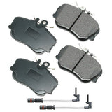 Akebono Front EURO Ultra Premium Ceramic Disc Brake Pad Kit | EUR645