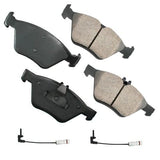 Akebono Front EURO Ultra Premium Ceramic Disc Brake Pad Kit | EUR710