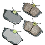 Akebono Rear EURO Ultra Premium Ceramic Disc Brake Pad Kit | EUR838