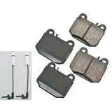 Akebono Rear EURO Ultra Premium Ceramic Disc Brake Pad Kit | EUR874