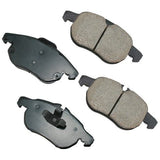 Akebono Front EURO Ultra Premium Ceramic Disc Brake Pad Kit | EUR972