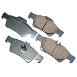 Akebono Rear EURO Ultra Premium Ceramic Disc Brake Pad Kit | EUR986