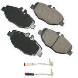 Akebono Front EURO Ultra Premium Ceramic Disc Brake Pad Kit | EUR987