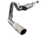 aFe MACHForce XP SS Exhaust 3in Cat-Back w/4.5in Polished Tip 11-14 Ford F150 Ecoboost V6 3.5Ltt | 49-43067-P