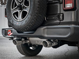 AFE aFe Rebel Series 2.5in 409 SS Cat-Back Exhaust w/ Polished Tips 18-19 Jeep Wrangler (JL) V6 3.6L 49-48076-P