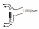AFE aFe Vulcan Series 2.5in 304SS Cat-Back Exhaust 2021+ Jeep Wrangler 392 6.4L w/ Black Tips 49-38098-B